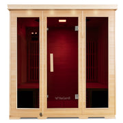 ReGen8 Quadro Indoor - 4 Person Infrared Sauna (Natural)