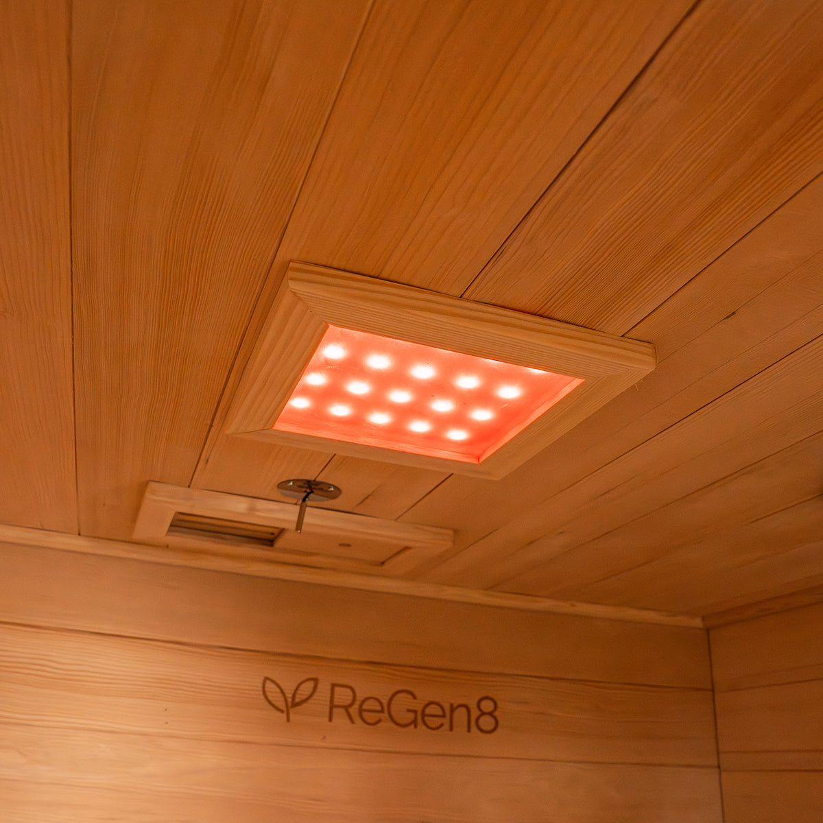 ReGen8 Quadro Indoor - 4 Person Infrared Sauna (Natural)