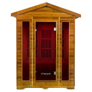 ReGen8 Trio Outdoor - 3 Person Infrared Sauna (Natural)