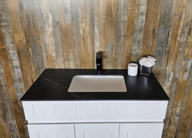 Reclaimed Oak wall panels for bathrooms