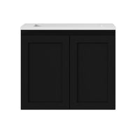 SOFIA Wall Hung vanity MATTE BLACK