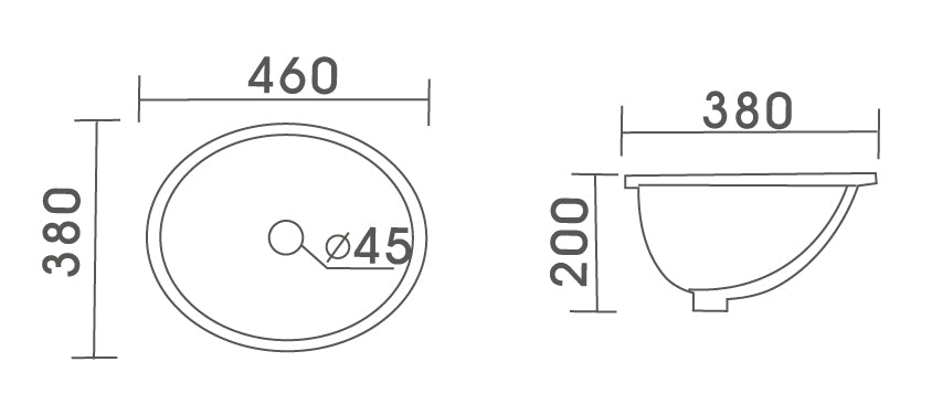 SOTTO Under Counter Basin
