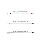 8ft Steel Net Ring Set