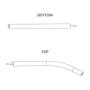 Net Pole Set 7x10ft Trampoline (HyperJump-R, 1x Top 1x Bottom)
