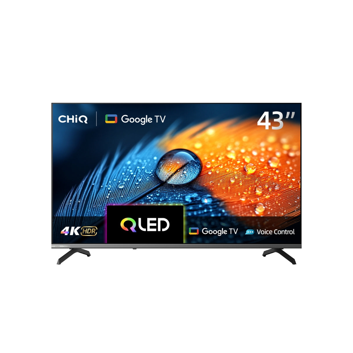 CHiQ 43" 4K QLED GOOGLE TV U43QM10