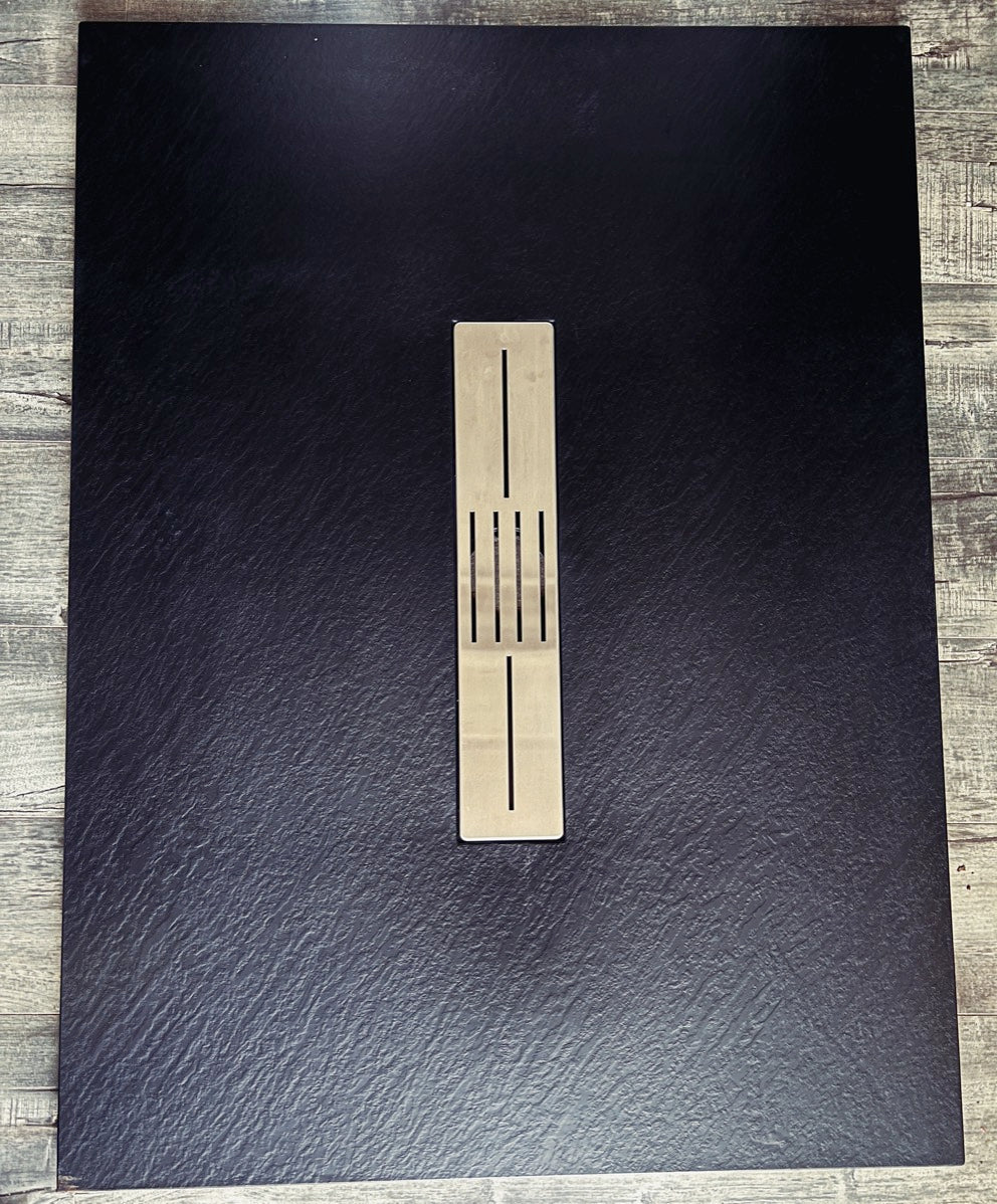 SMC SHOWER BASE UNIQUE SLATE FINISH