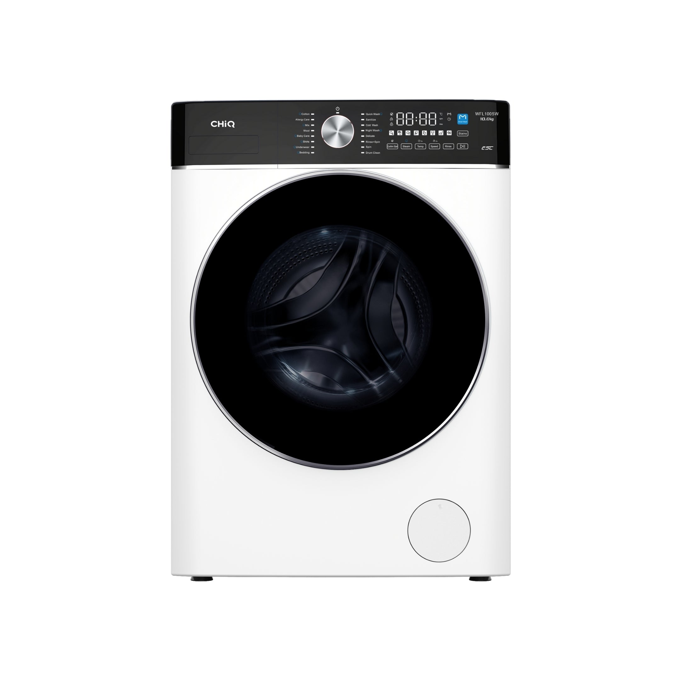 CHiQ 10Kg Front Load Washer White WFL100SW
