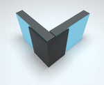 Wet Wall Panel Square External Corner Trim