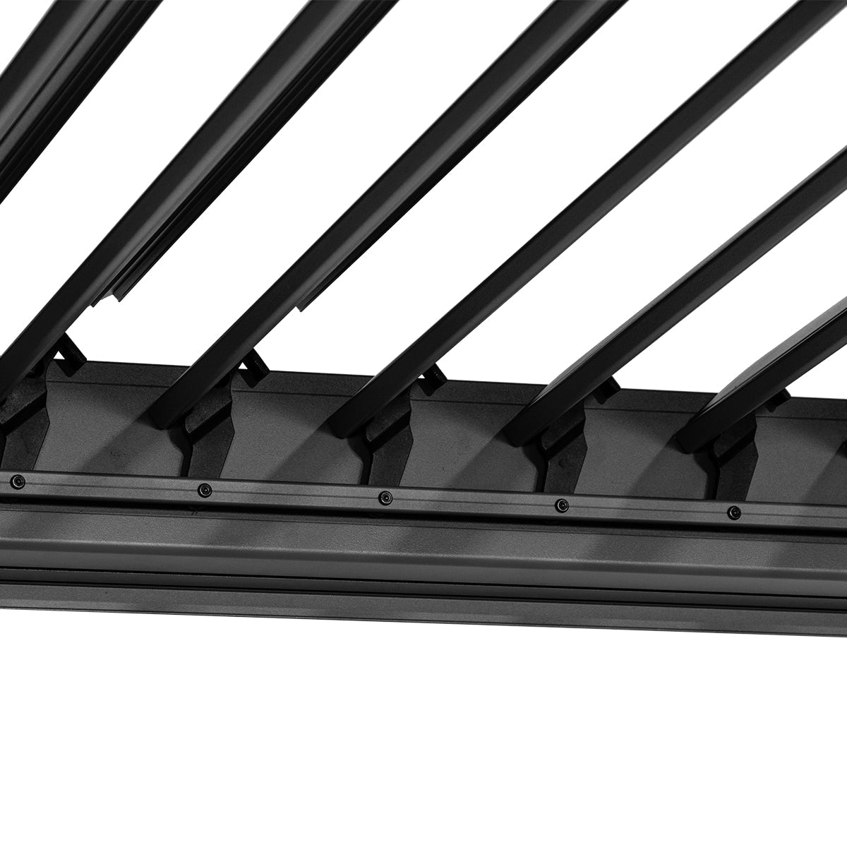 Yardtopia Elmont 3m x 3m Aluminium Adjustable Louvre Pergola (Charcoal Grey)