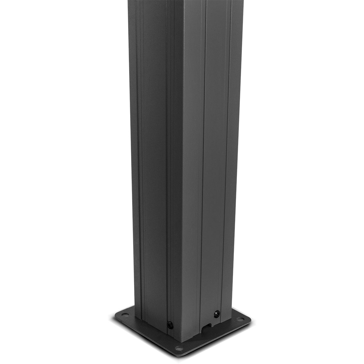 Yardtopia Elmont 3m x 3m Aluminium Adjustable Louvre Pergola (Charcoal Grey)