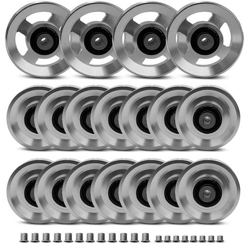 CORTEX SM-25 Aluminium Pulley & Spacer Upgrade Set