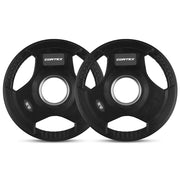 CORTEX 2.5kg Tri-Grip V2 50mm Olympic Plates (Pair)