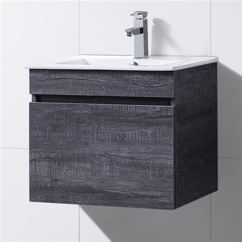 OSTAR Wall Hung Vanity 600mm Forest Grey