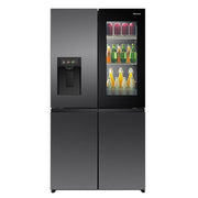 Hisense 615L PureView TFT French Door Fridge - Dark Stainless Steel HRCD615TBWV