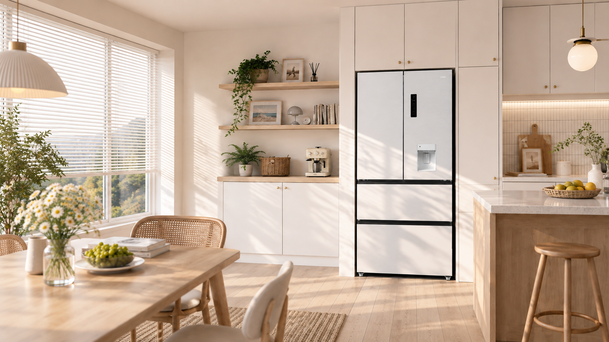 CHiQ CFD504NWSD in a contemporary kitchen