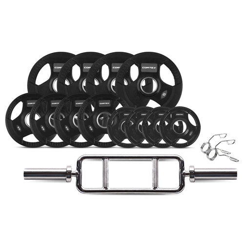 CORTEX 45kg Tri Bar V2 50mm Olympic Weight Set