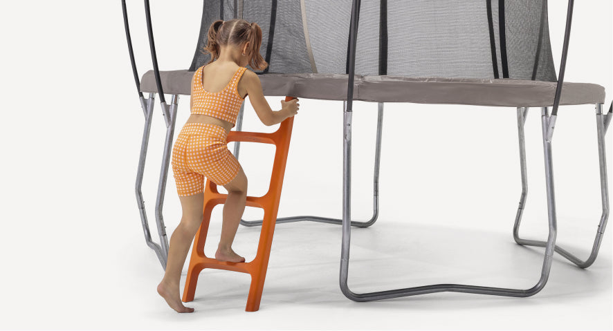 Vuly trampoline ladder non-slip steps