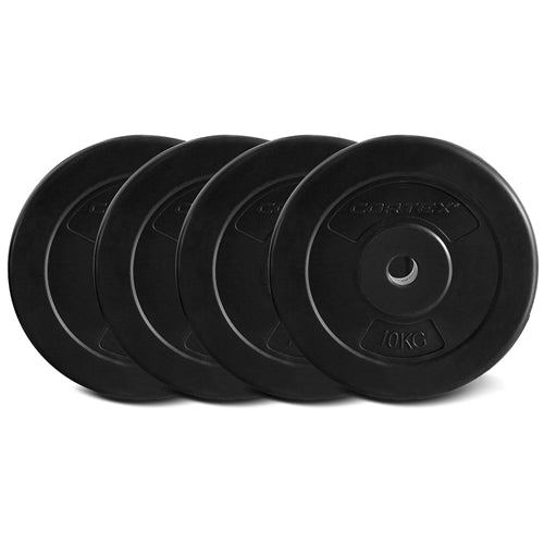 CORTEX 10kg EnduraShell 25mm Standard Plates (Set of 4)
