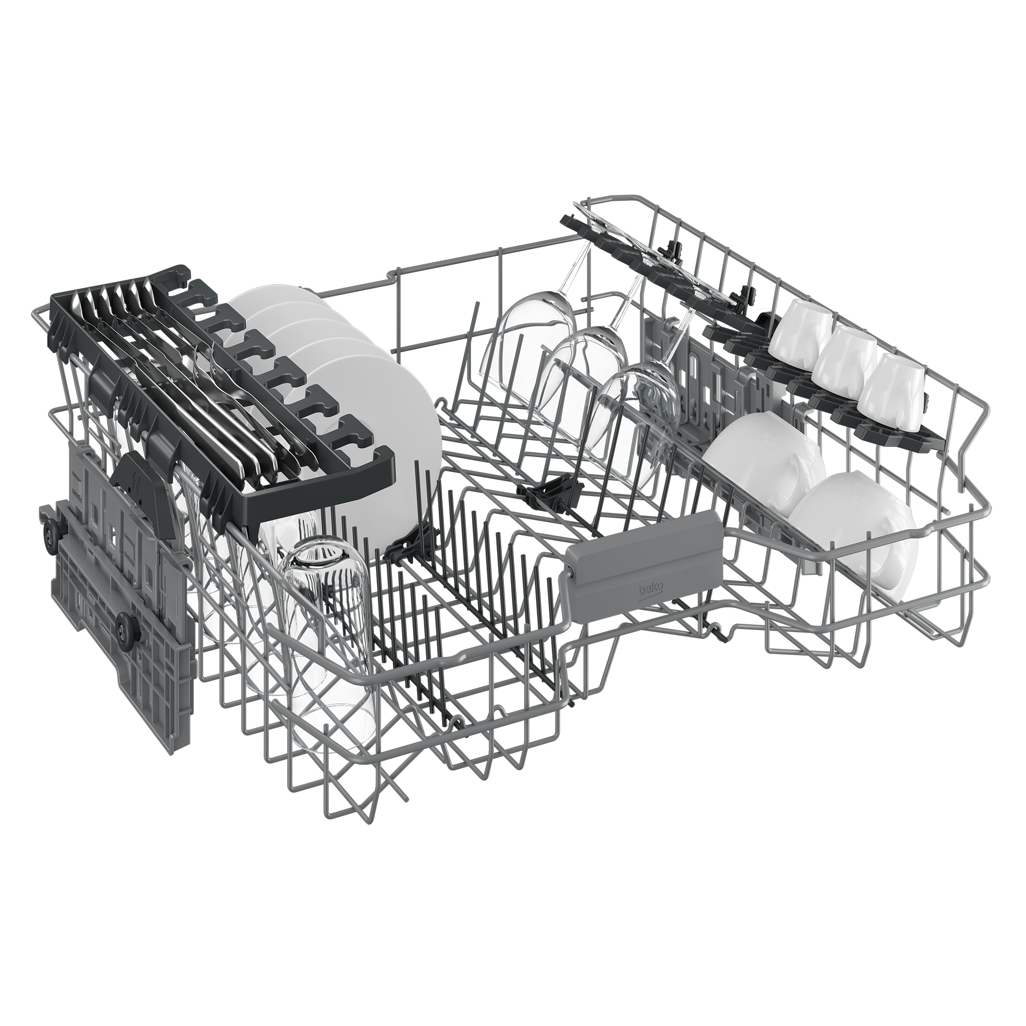 Beko 60cm Freestanding Dishwasher 14 Place Black BDFB1430B