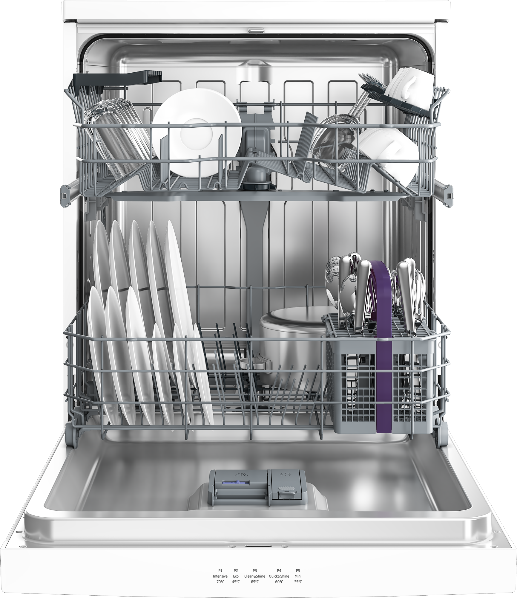 Beko 60cm Freestanding Dishwasher 14 Place White BDFB1410W